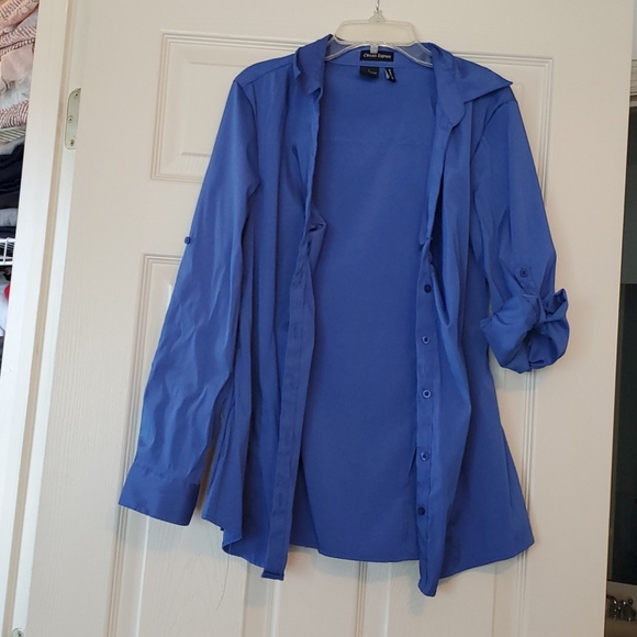 Blue button down - Picture 2 of 3